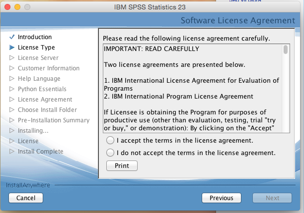 ibm spss statistics 23 license